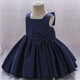 thumbnail image 1 of Vestido de princesa para niños Vestido de bebé de un año Vestido de niña con lazo para banquete de cumpleaños Vestido de actuación, 1 of 6