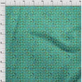 thumbnail image 3 of oneOone Silk Tabby Aqua Blue Fabric Batik Diy Clothing Quilting Fabric Print Fabric By Yard 42 Inch Wide, 3 of 4