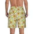 thumbnail image 3 of Kdxio Cute Avocado Pattern Mens Casual Shorts - Drawstring Summer Beach Sports Shorts for Men, 3 of 9