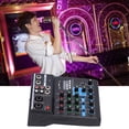 thumbnail image 1 of Mezclador de audio profesional, F4A Consola mezcladora de audio en vivo de 4 canales Mini mezclador de audio USB Grado profesional, 1 of 8