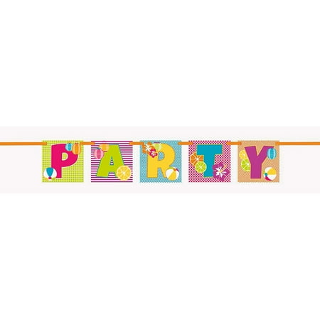 Summer Party Pennant Banner