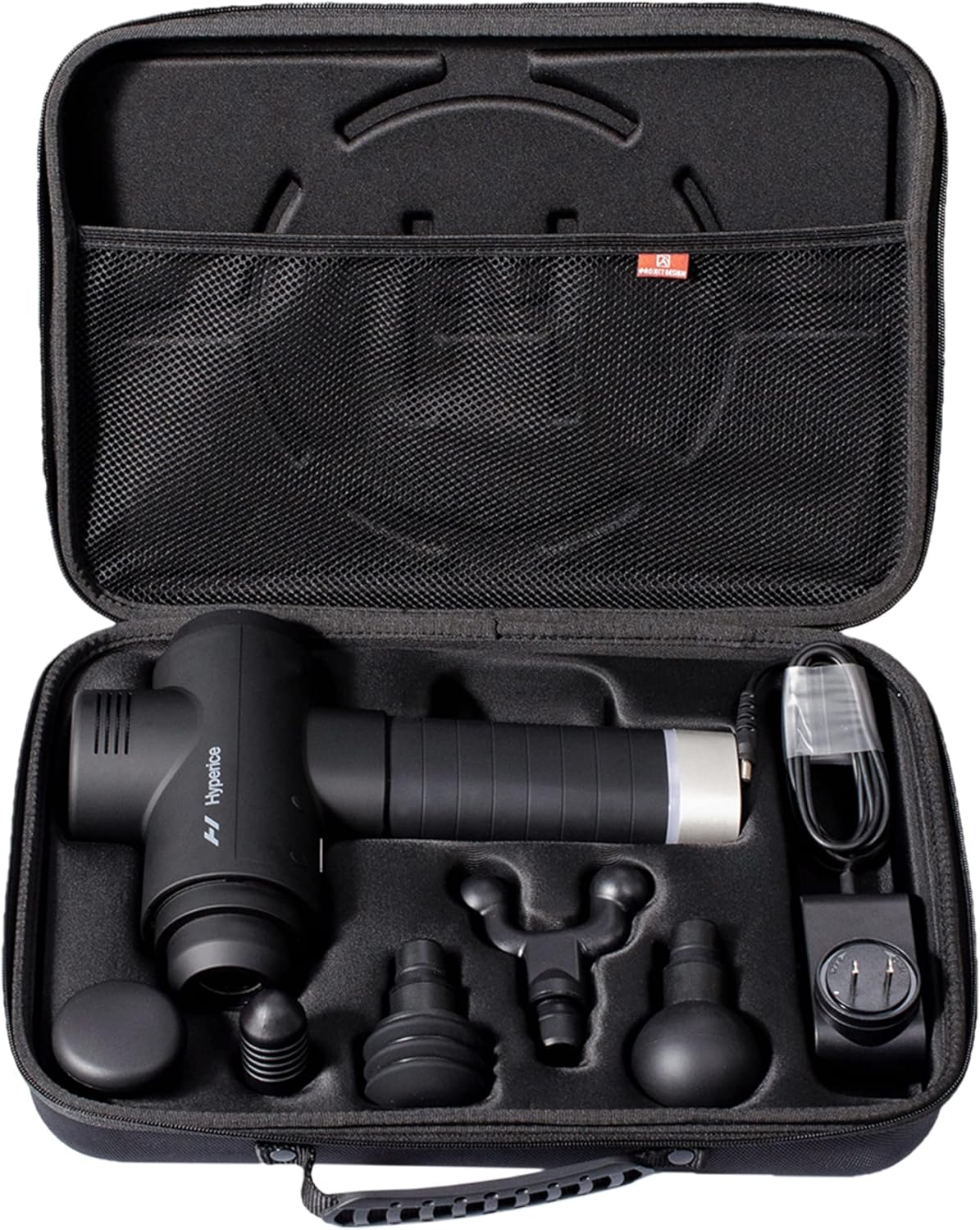 Carrying Case Compatible with Hypervolt 2 Pro,Travel Storage Organizer compatible with Hypervolt Plus Hard Shell Bag Massage Gun Device Holder