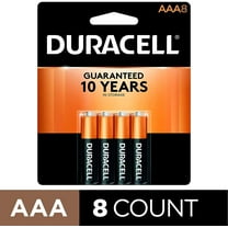 Duracell - CopperTop AAA Alkaline Batteries - long lasting, all-purpose Triple A battery for household and business - 8 Count