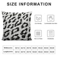 thumbnail image 5 of BANET Faux Fur Snow Leopard Print Throw Pillow Covers , Furry Decorative Pillowcases Pillowslips Cushion Covers for Sofa 18x18in, 5 of 5