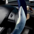 thumbnail image 5 of Shark 14.5 Inch Printing PVC Leather Steering Wheel Cover Car Wheel Covers Auto Accessories, 5 of 6