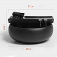 thumbnail image 4 of pitrice Ceramic Tabletop Fountain Office Home Meditation Calming Indoor Waterfall, 4 of 9