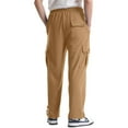 thumbnail image 3 of Mohiass Men's Cargo Sweatpants Loose Fit Pants Joggers for Men with Pockets, Open Bottom Drawstring Trousers Khaki XL, 3 of 3