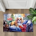 thumbnail image 4 of Watercolor Hello Winter Cavalier King Charles Spaniel Chill Christmas Welcome Doormat Dog Lover Gifts Indoor Outdoor Welcome Mat - 00016, 4 of 5