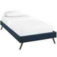 thumbnail image 3 of Modway Helen Fabric Upholstered/Solid Wood Frame Twin Platform Bed in Azure, 3 of 5