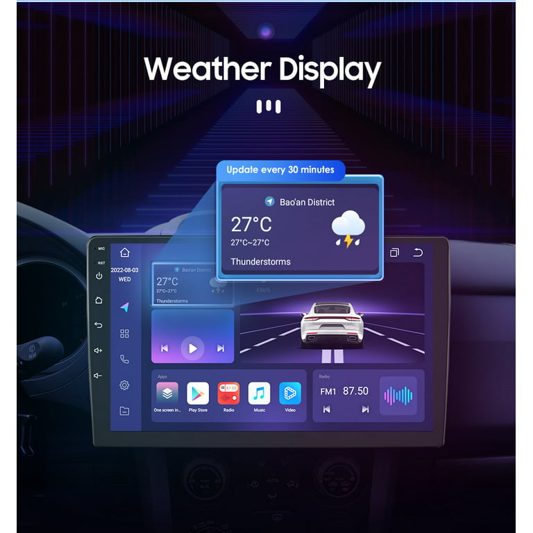 Navistart – Autoradio Android 10, 8 Go/128 Go, Navigation Gps