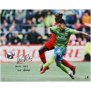 Raul Ruidiaz Seattle Sounders Autographed 16" x 20" 2019 MLS Cup Goal Photograph with "2019 MLS Cup Champ" Inscription - Fanatics Authentic Certified