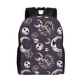 thumbnail image 1 of Goofa The Nightmare Before Christmas Pattern Large Capacity Backpack – Padded Laptop Compartment, Ergonomic Design for School, Work, Travel, and Outdoor Activities, 1 of 8
