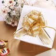 thumbnail image 6 of PACKHOME 15 count Gold Gift Bows,  6 inches, Large Pull Bows for Presents, Gift Bow Bulk for Baskets,, 6 of 7