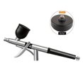 thumbnail image 4 of Portable Double Action Airbrush Nozzles Sprays Guns Pen for Model Cake Nail Car Painting Beauty Inkjet Nail Art Crafts Gold, 4 of 4