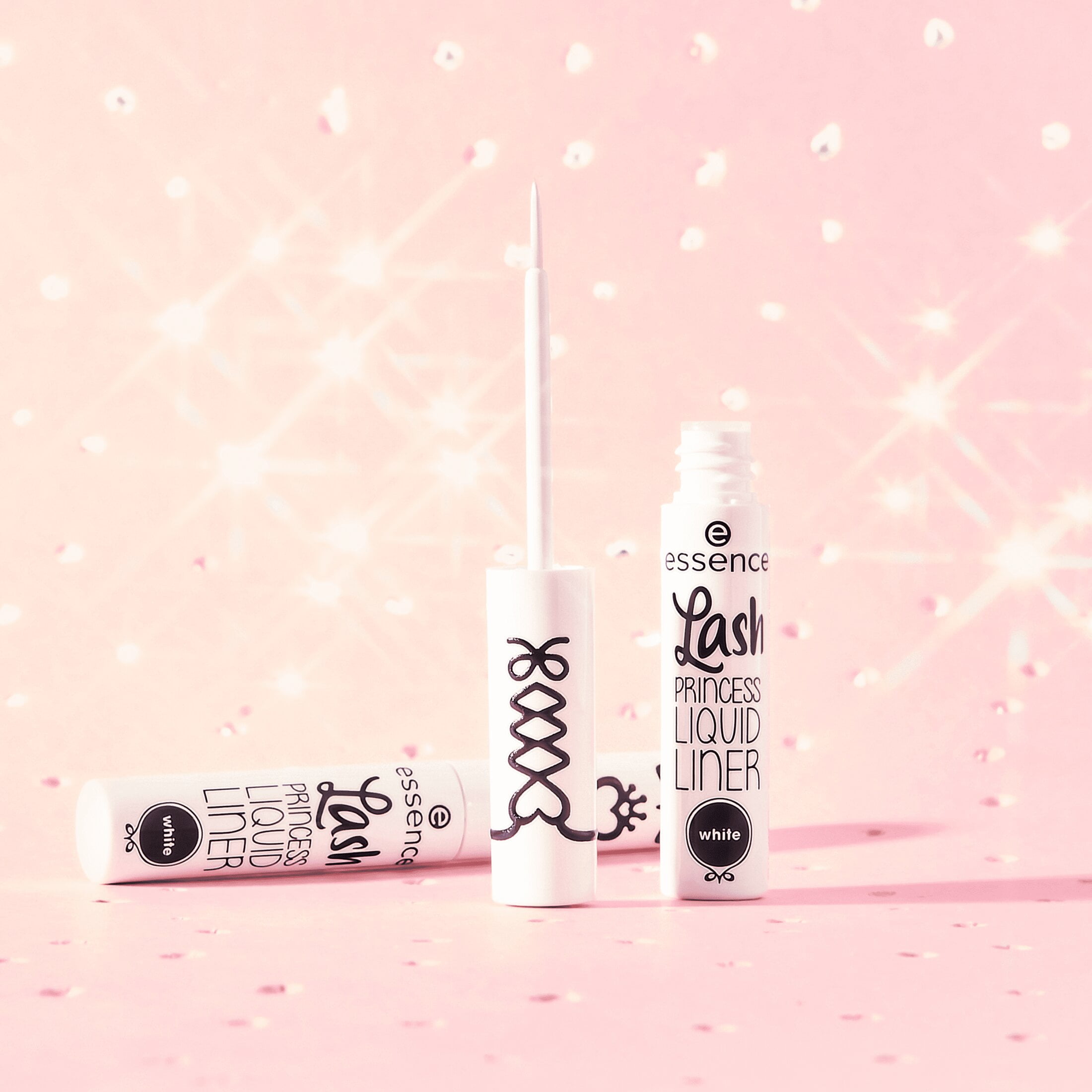 essence Lash Princess Liquid Eye Liner, Brush-Tip, White