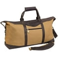 thumbnail image 2 of Canyon Outback Utah Canyon Collection 22" Canvas and Leather Duffel Bag - Brown, 2 of 3