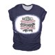 thumbnail image 1 of Mujeres Casual Béisbol Mamá Tie-dyed Impreso Manga corta Cuello redondo Pullover Blusa Camiseta Tops OAVQHLG3B Store lin121212, 1 of 5