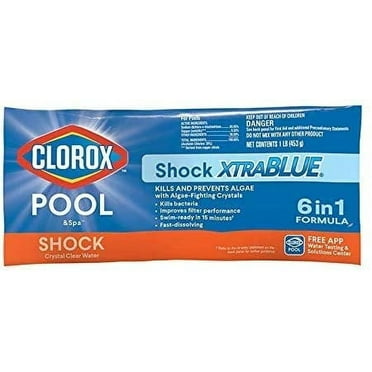Clorox Pool&Spa Shock XtraBlue Pool Shock for Swimming Pools 1lbs
