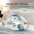 thumbnail image 4 of Yayeee Pillowcase King Size Set of 2 Satin Wrinkle Resistant Pillow Case, Red Easter Eggs, 4 of 8