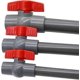 thumbnail image 5 of KAIYANG Válvula de bola de PVC, válvula de tubería de agua de plástico, conectores rectos de válvula de bola de U-PVC para controlar y detener el flujo (25 mm), 5 of 5