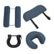 thumbnail image 5 of Mesa de con cuna facial y reposacabezas, juego completo, portátil, con reposabrazos, almohada, cojín estable y cómodo para cuello cabeza. Azul marino, 5 of 9