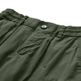 thumbnail image 5 of WAVSUF Tall and Big Men Multiple Pockets Cargo Pant for Mens Regular Fit Long Pants Elasticity Fashionable Casual Drawstring Elasticity Pants Army Green Size 4XL, 5 of 8