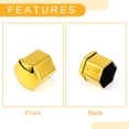 thumbnail image 6 of 20 Pcs Wheel Lug Nut Bolt with Clip Rims Tire Nut Screws Dust Cap Cover Nut Protection Plastic Chrome Gold Tone 19mm, 6 of 7