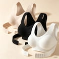thumbnail image 3 of Stamzod 3 Pack Women's Adjustable Posture Corrector Bras Comfortable X-Shaped Back Wireless Bra Supportive Tshirt Bras for Women, 3 of 9