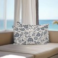 thumbnail image 4 of Outdoor Pillow Cover Pastoral Flowers Blue Set of 2 Waterproof Throw Pillowcases Farmhouse Floral Decorative Patio Furniture Pillows for Couch Garden Indoor & Outdoor Use, 4 of 9