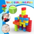 thumbnail image 2 of Bloques de construcción magnéticos Pairez Toys para niños pequeños (24 unidades), 2 of 7
