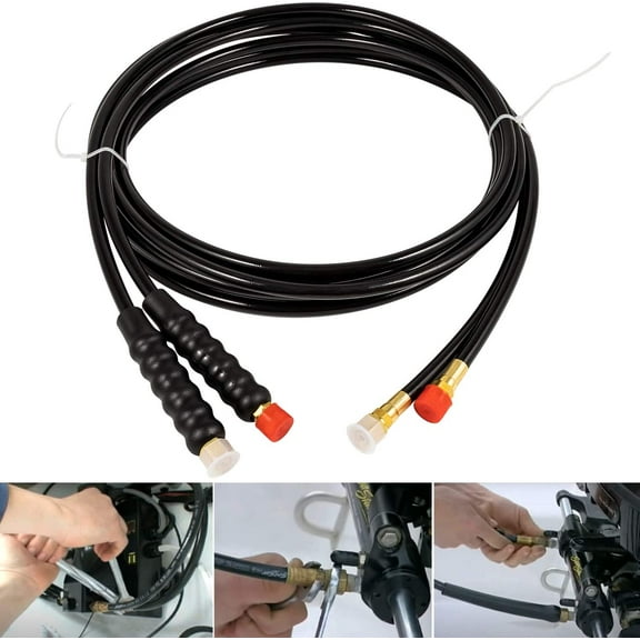 LE-JX HO5116 Hose Kit 16ft Compatible with Seastar Steering Systems for Hydraulic Outboard Steering Boat Teleflex Marine