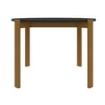 thumbnail image 3 of Manhattan Comfort Gales Round Dining Table in Matte Black with Solid Wood Legs, 3 of 4