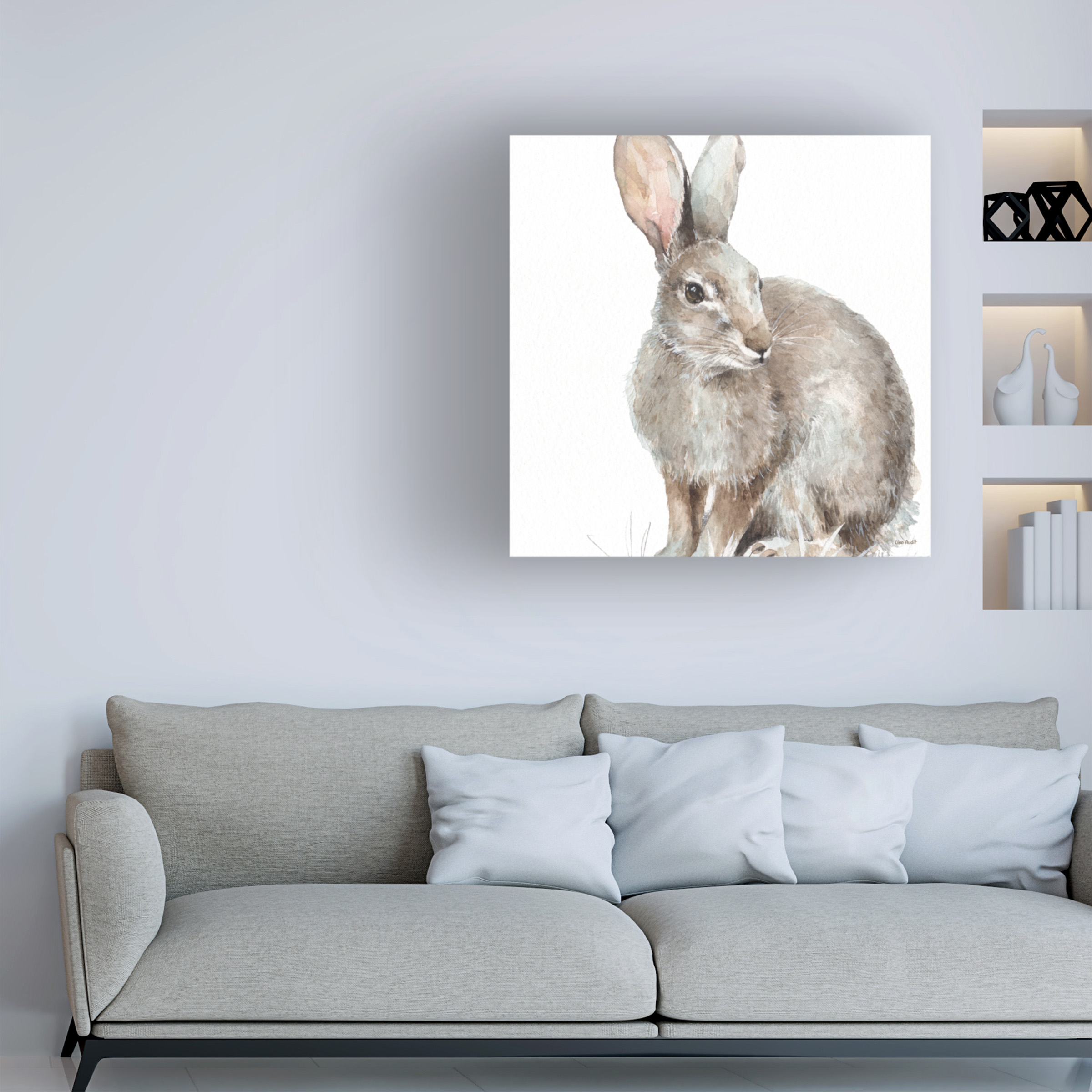 Trademark Fine Art 'Forest Friends II Soft Shade' Canvas Art by Lisa Audit