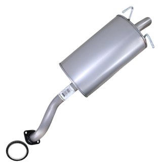 Northeastern Stainless Steel Exhaust Resonator Pipe For Honda CR-V 1997-2001 2.0L - Complete Kit