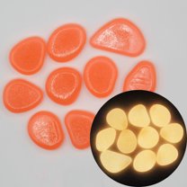 Moonstone Promotion Sale! Nomeni Garden Decorative Pebbles Stonesnon Radioactive Resin Materialglowinglawnfish Tank, Home Decor Clearance Sale