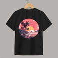 thumbnail image 6 of YDFCWXW Oversized Graphic Floral T Shirts for Teens Girls Loose Tees Preppy Clothes Casual Vintage Tops (Black, 110), 6 of 7