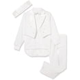 thumbnail image 2 of Isaac Mizrahi Chemise Classique à Boutons pour Garçons, Blanc, 14, 2 of 2