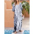thumbnail image 5 of Vestido Corta V Cuello sobredimensionado Impreso Qinquan Eryue Mewmewcat Blanco Unbranded Un Tamaño, 5 of 5