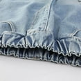 thumbnail image 6 of HAOTAGS High Rise Pants Childs Lightweight Wide Leg Demin Pants Straight with Pockets Navy 15 Years, 6 of 6
