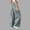 Blue, variant on Womens Jean ripped High Waisted Straight Leg Baggy Jeans Clothes Women