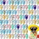 thumbnail image 1 of Bandanas para perros Sweetude, 100 unidades, a granel, para mascotas medianas y pequeñas, 1 of 6