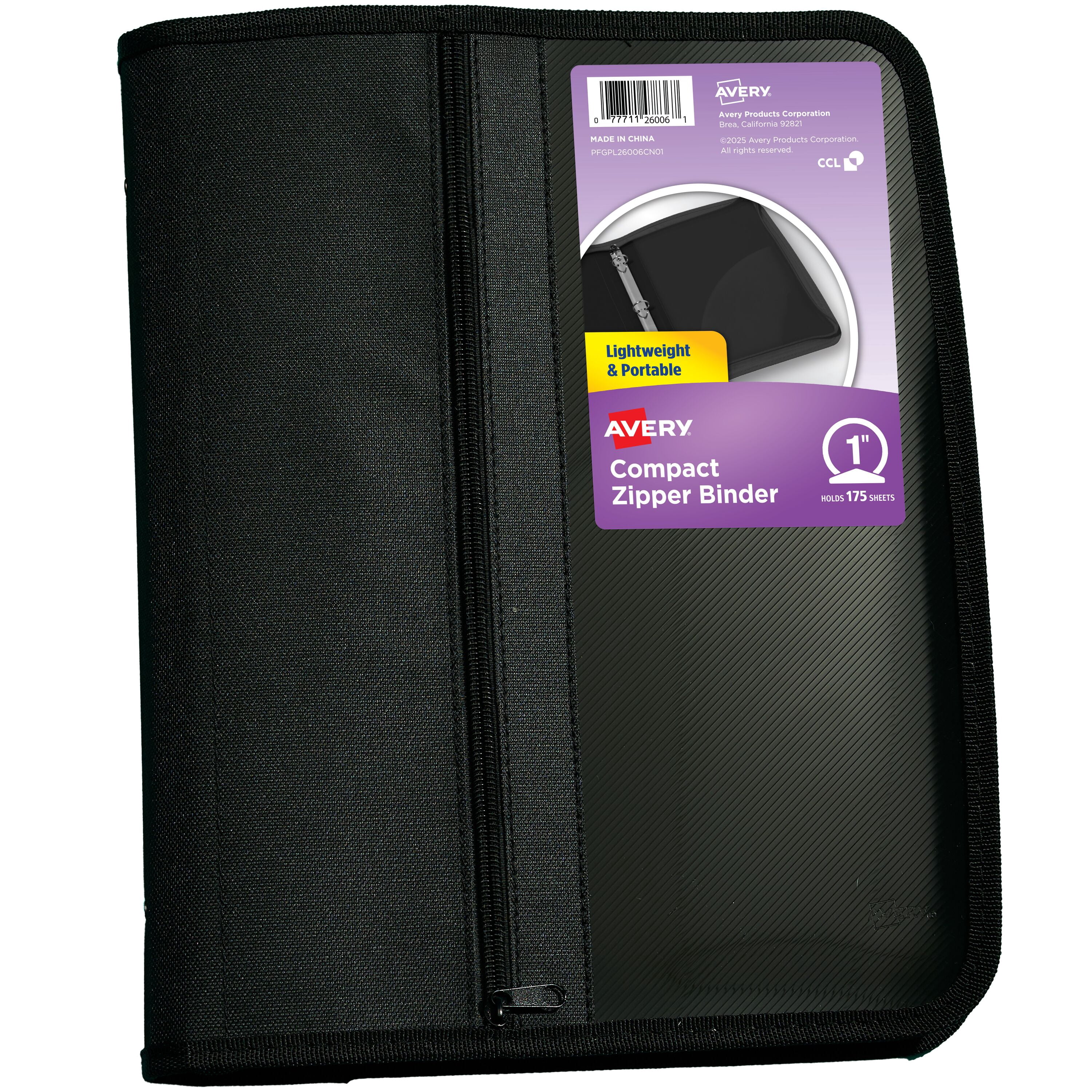 Tech Gear Flexo Zipper Binder, 1.5