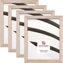 Craig Frames Farmhouse Essentials Tall, 10x12 inch Picture Frame, Weathered White, Set of 4