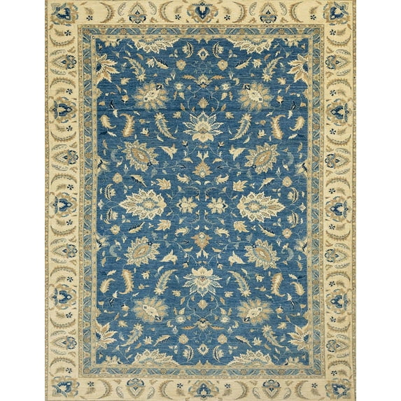 Ahgly Company Indoor Rectangle Abstract Green Oriental Area Rugs, 2' x 3'