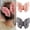 purple&pink, variant on Butterfly Hair Claws for Women: Large Matte Hollow Barrettes for Thick Hair - Strong Hold, Non-Slip Clamps with 2 Packs