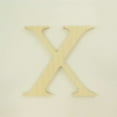 thumbnail image 4 of Package of 1, 18 Inch X 1/2" Thickness Baltic Birch Wood Letter X in The Times New Roman Font, Thick, Upper Case for Art & Craft Project, Made in USA, 4 of 4
