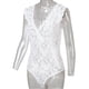 thumbnail image 5 of Gibobby Lenceria mujer sexy Día de San Valentín Camisa de mujer Camisa de encaje sexy Ver a través de Casual Slim Fit Tops Tallas grandes Manga corta Cuello en V profundo(Blanco, 5XL), 5 of 5