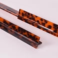 thumbnail image 4 of Tortoise Shell Rack & Pusher Set, Tortoise Shell Acrylic Mahjong Rack Set with Fully Detachable Magnetic Pushers, Tortoise Shell Mahjong Racks, 20 Inch Extended Length, Glossy Finish, 4 of 6