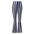 thumbnail image 3 of B91xZ Pantalon pour Femmes Sans Plis Coupe Décontractée Jambe Droite, Bleu TG, 3 of 5