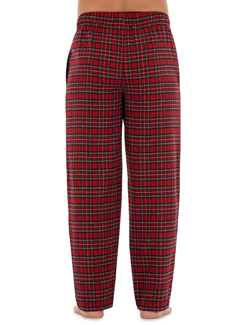 George Men's Plaid Flannel Pajama Pants - Comfortable
